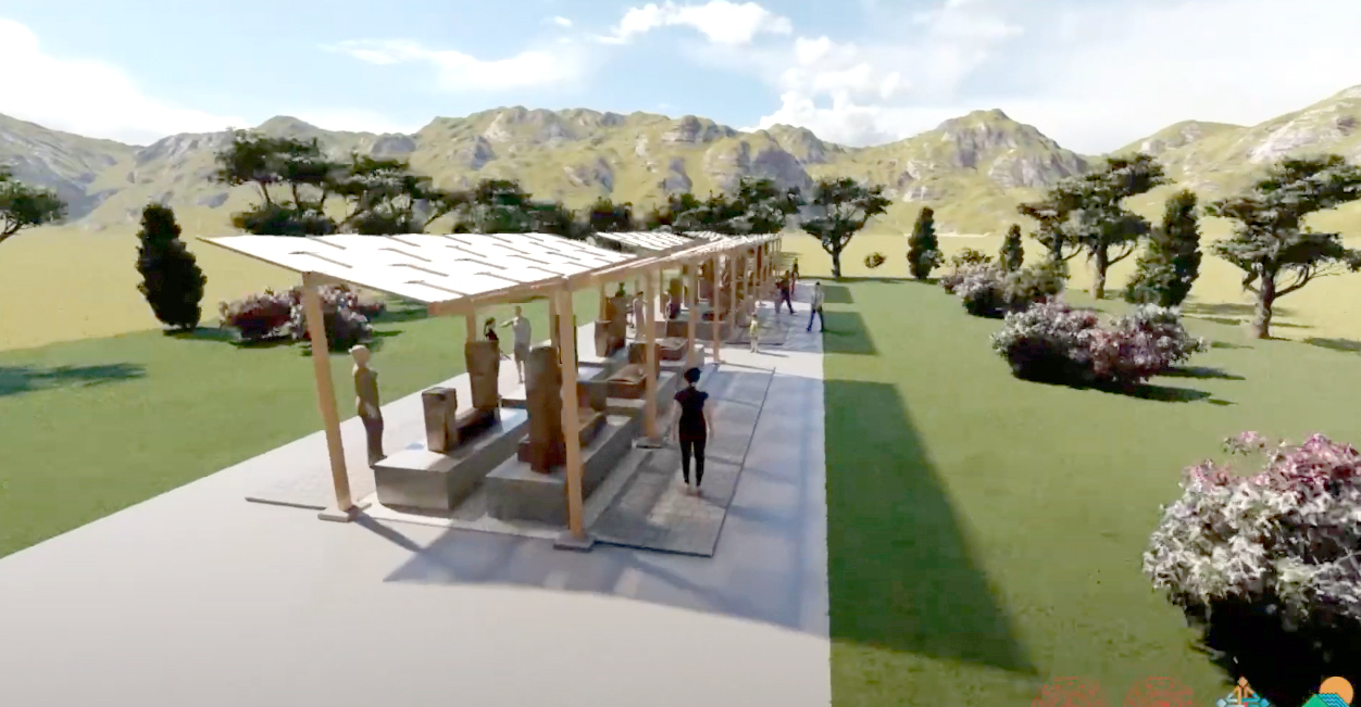 Hasankeyf Müze Bahçesi teşhire açılarak turizme kazandırılıyor  