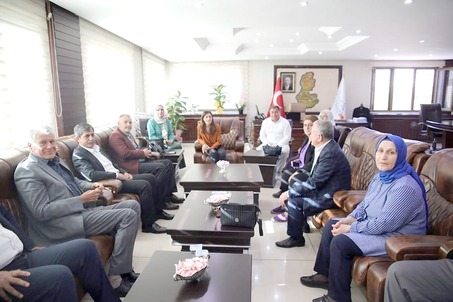 Eş Başkan Sönük’e hayırlı olsun ziyaretleri