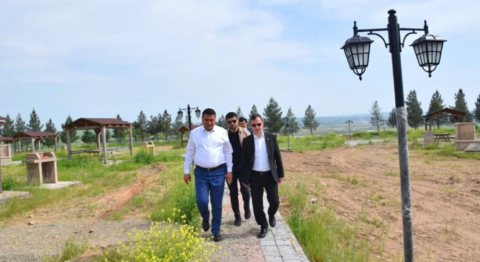 Malabadi Tabiat Parkı’ndaki çalışmalar yerinde incelendi