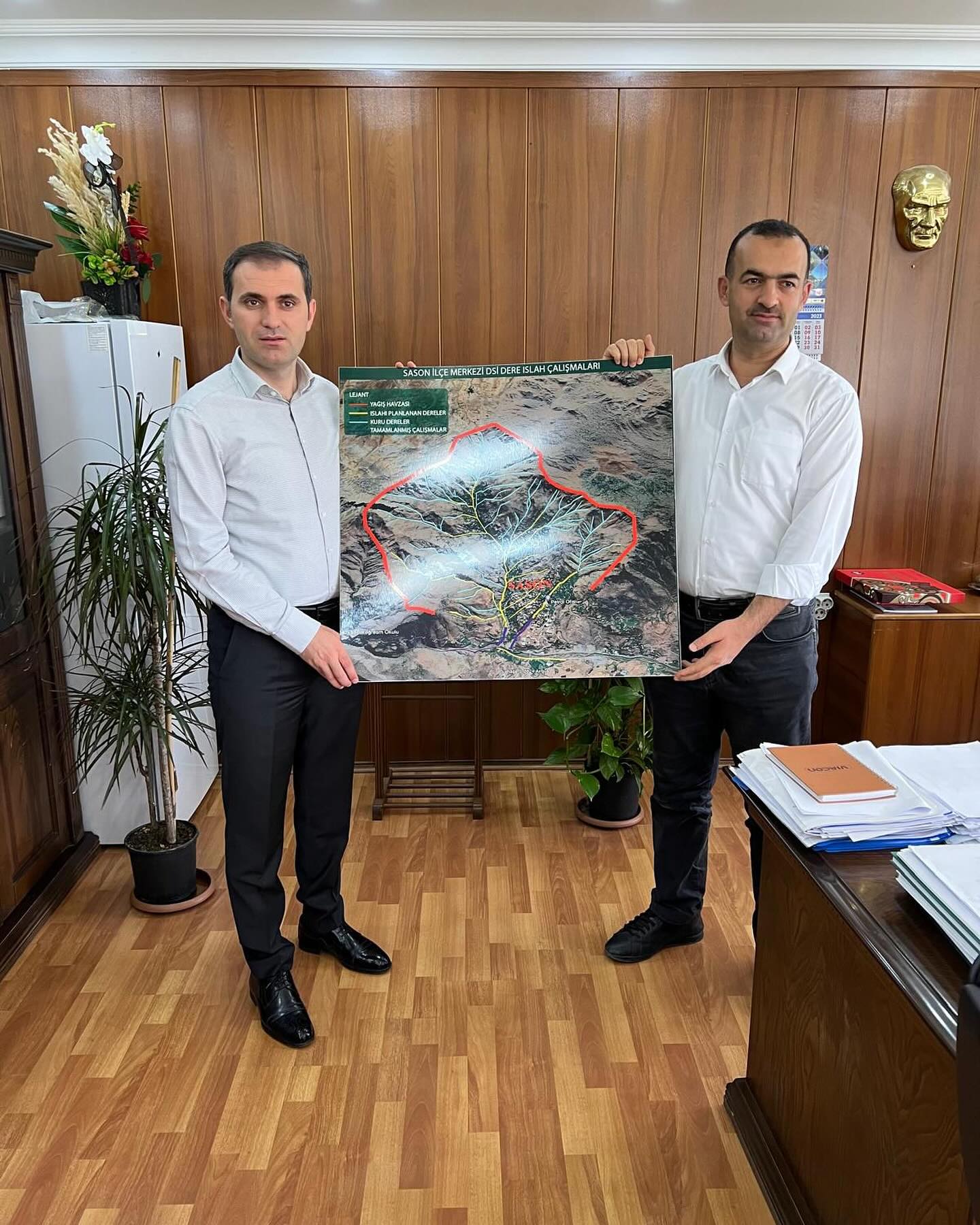 DSİ Müdürü Mehmet Eşref İnal’ı ziyaret etti