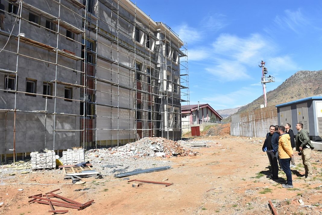 Yeni Hükümet Konağı Projesinde incelemelerde bulundu