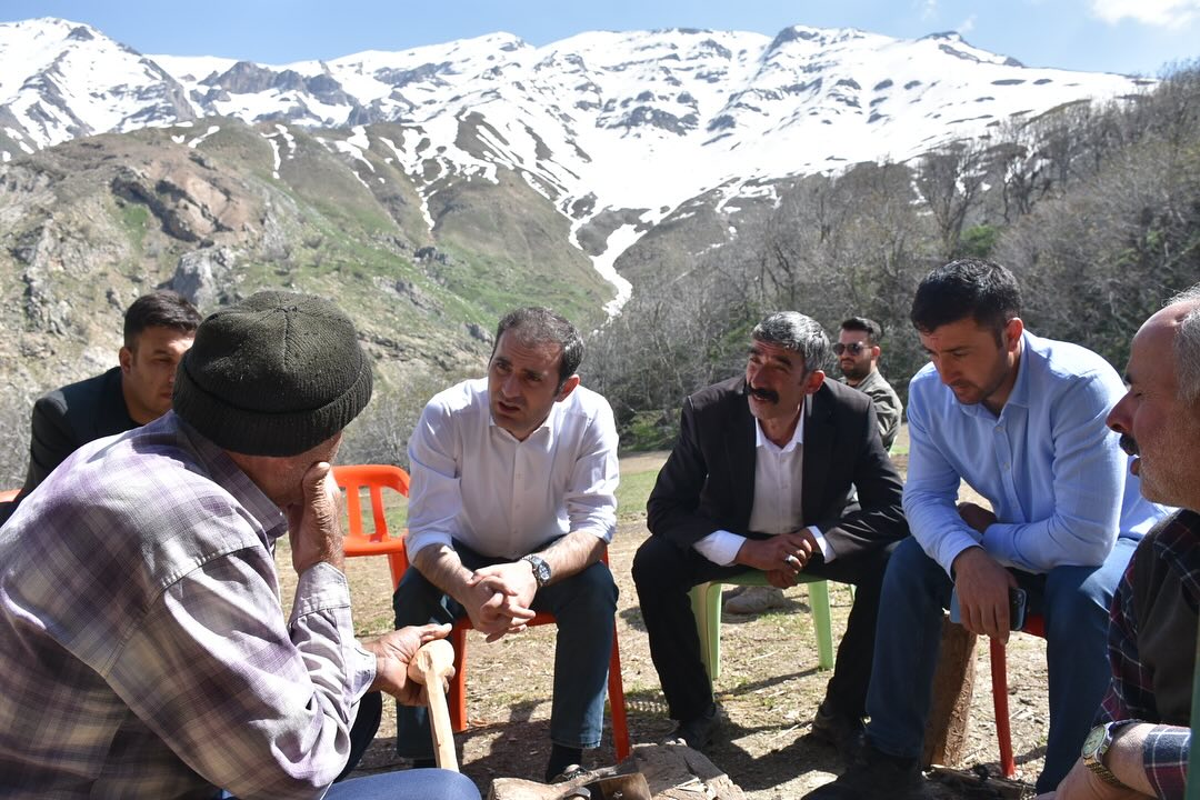 Örenağıl Köyü Sakini Kaşıkçı Cembeli Algan ve ailesini ziyaret etti