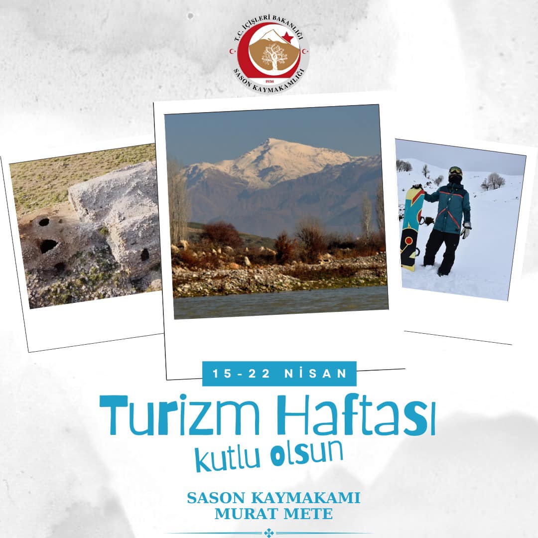 Kaymakam Mete’den Turizm Haftası mesajı