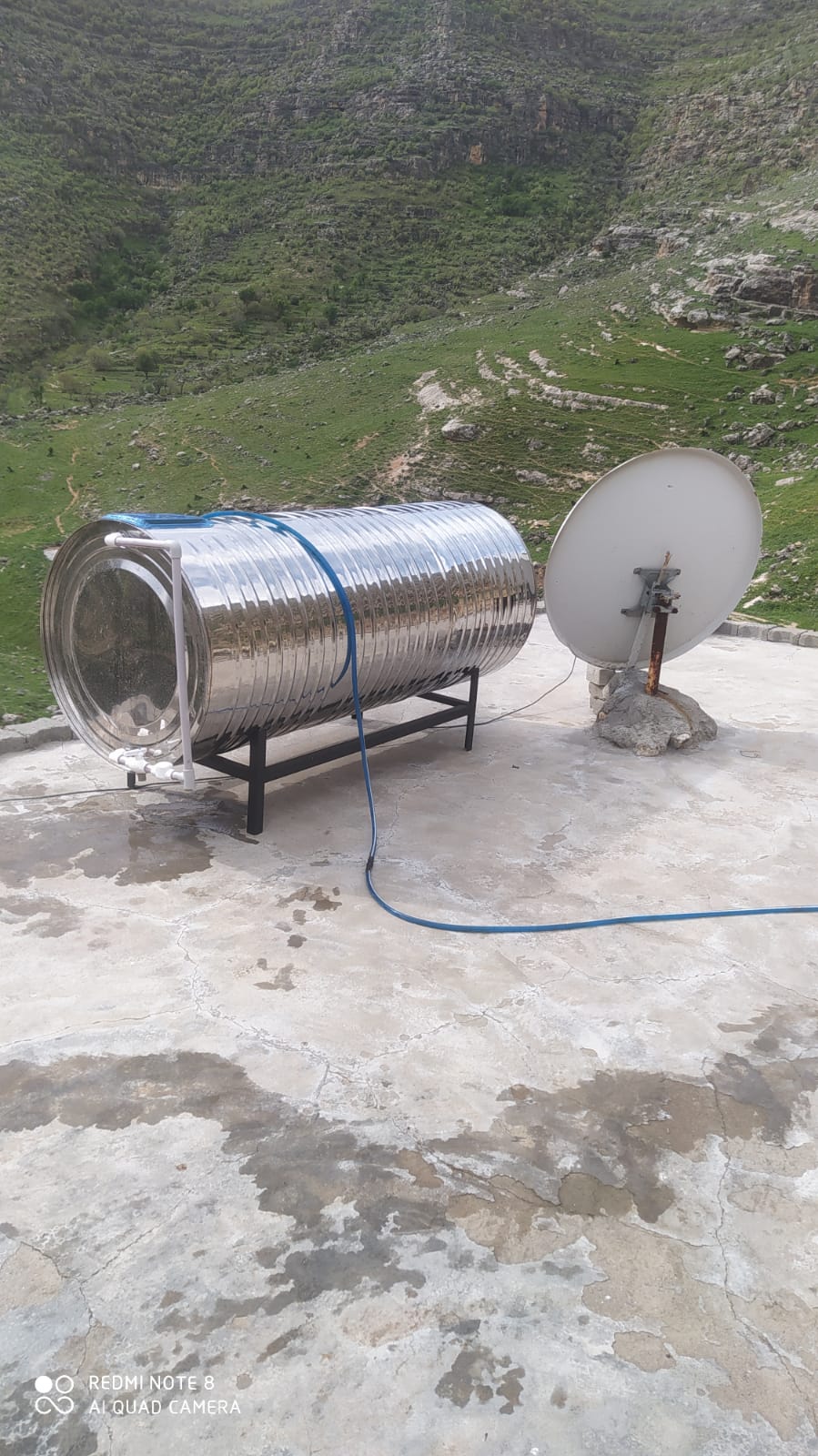 Köylere su depoları yapıldı