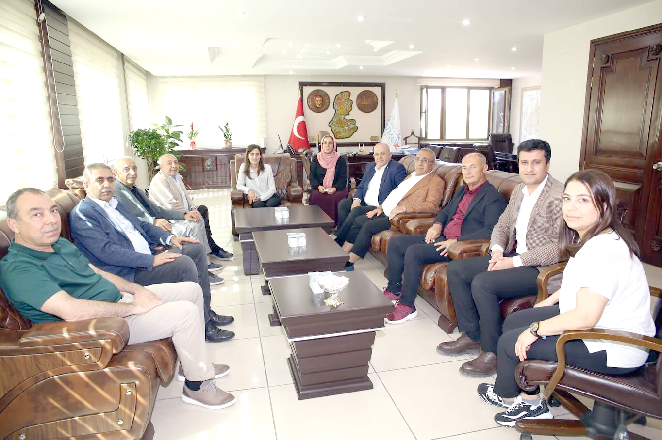 Başkan Sönük’e ziyaretler devam ediyor