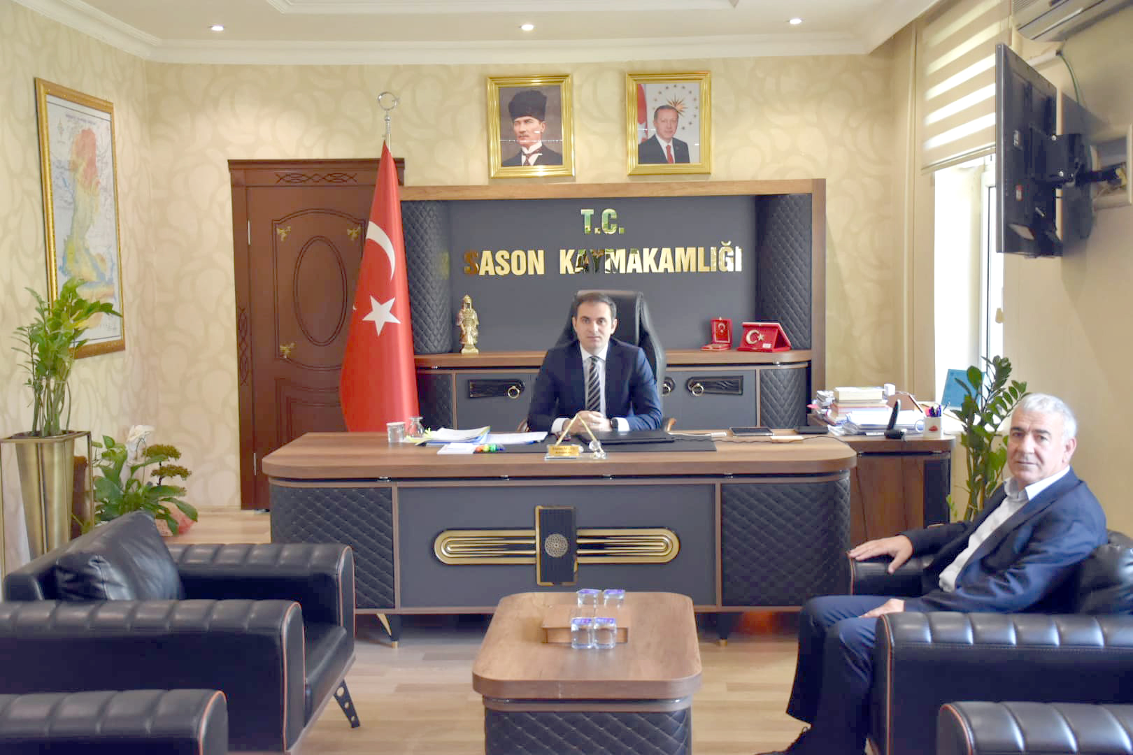 Yücebağ Belediye Başkanından Kaymakam Mete’ye Ziyaret