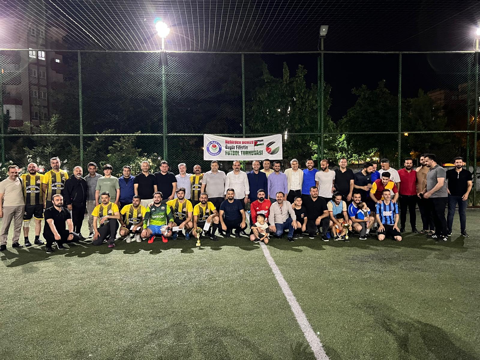 Gazze anısına futbol turnuvası düzenlendi