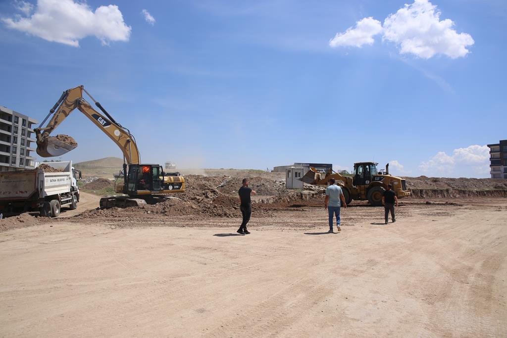 Körük – Çamlıtepe arasında yeni yol yapılıyor