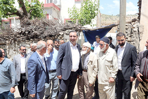 Gercüş ilçesine bağlı köyleri ziyaret etti
