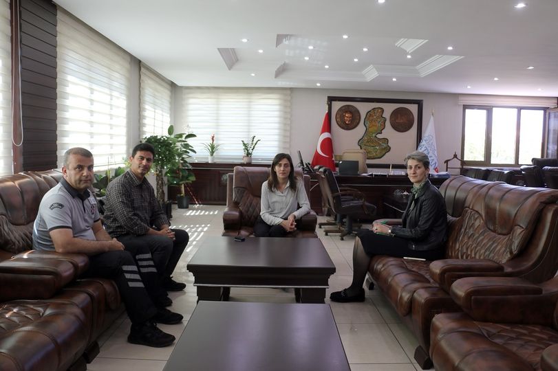 DİSK GÜVENLİK EMEKÇİLERİ SENDİKASINDAN BELEDİYE’YE ZİYARET