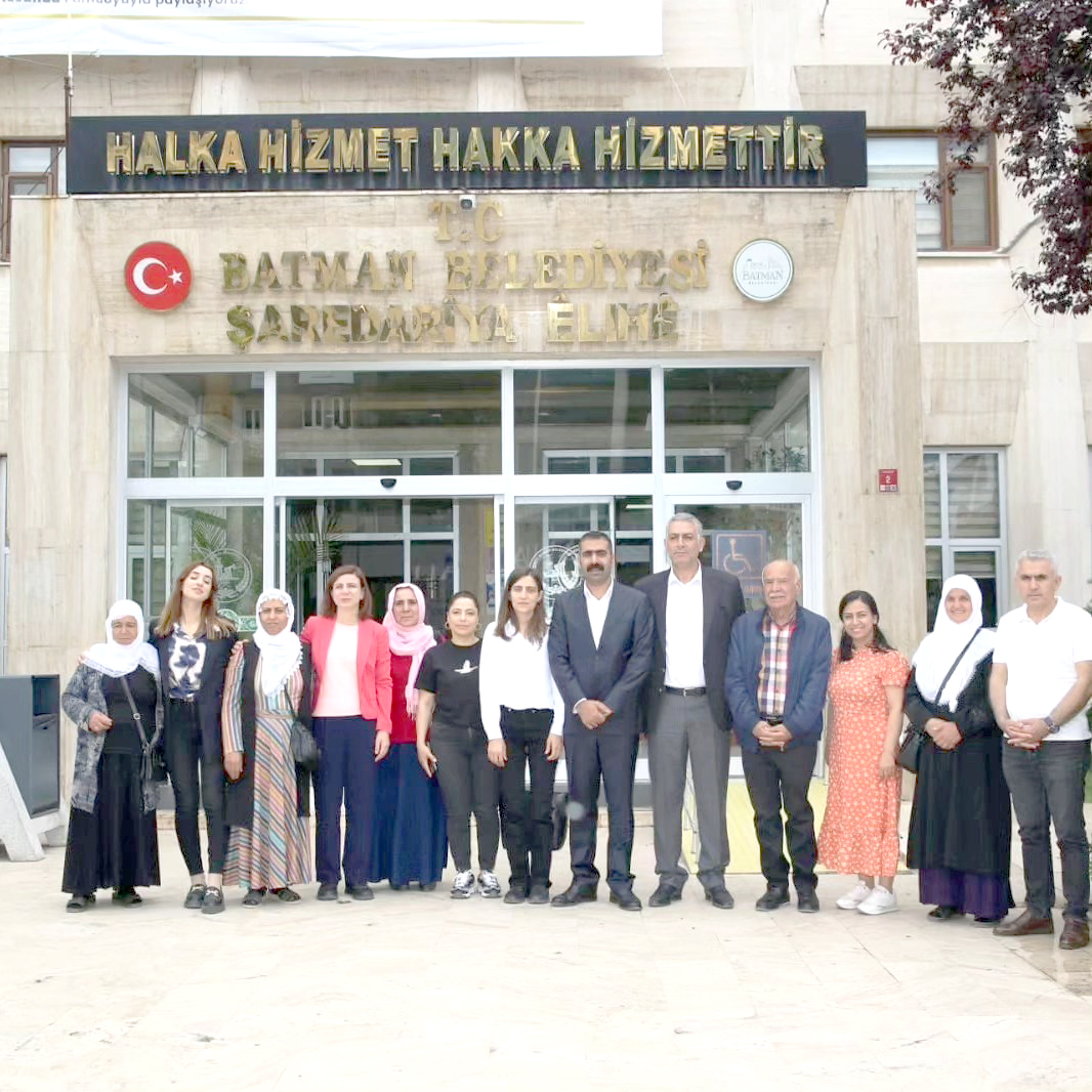 Eş Başkanlardan Belediye’ye ziyaret