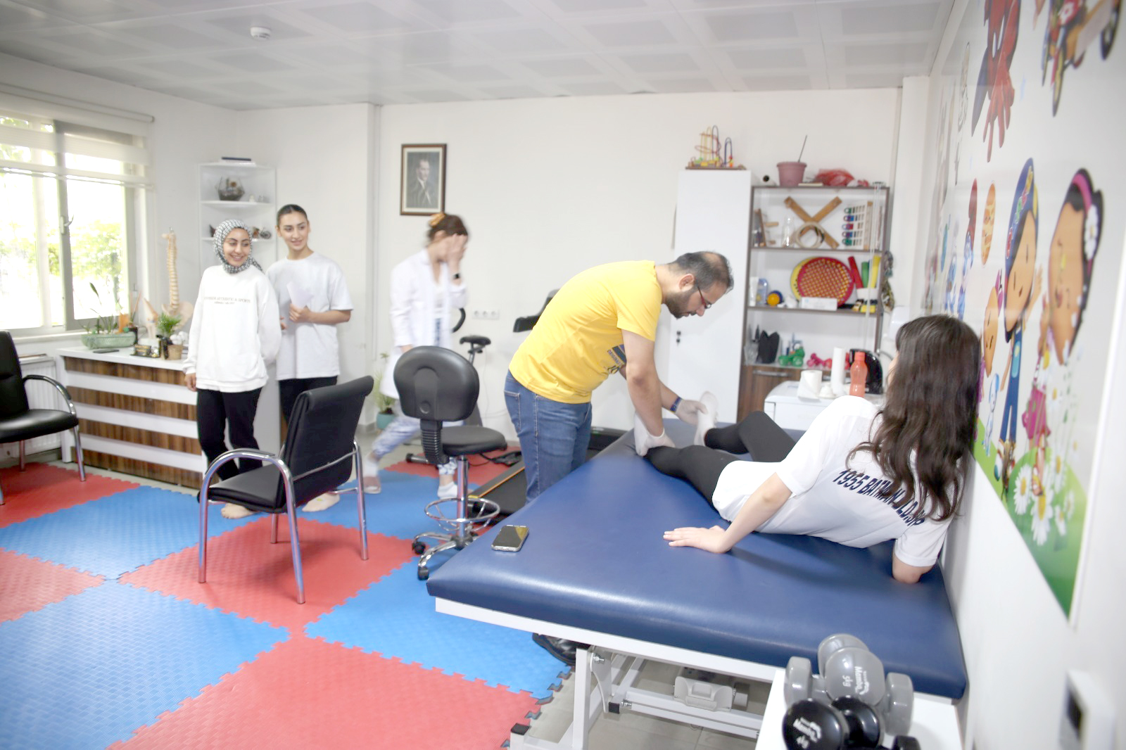 Genç sporcular sağlık taramasından geçti