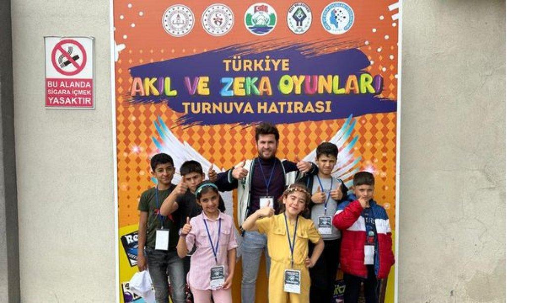 Akıl ve Zeka Oyunları Türkiye Finalinde Kozluklu öğrencilerinden Türkiye dereceleri