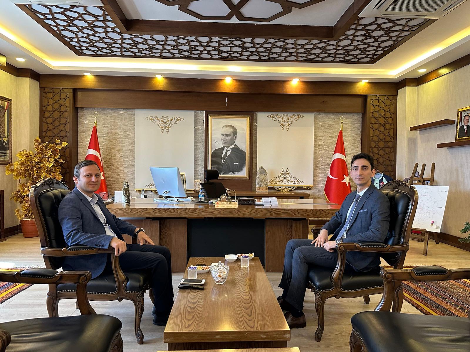 İdare Mahkemesi Başkanı Kaymakam Güngör’ü ziyaret etti