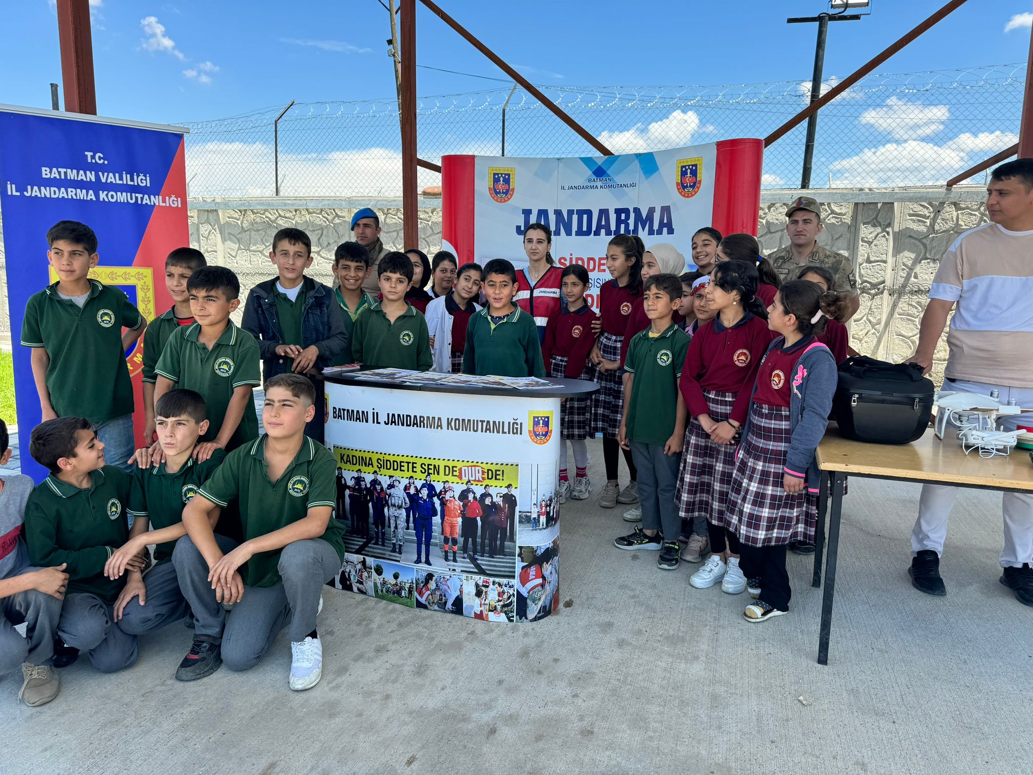 Öğrenciler Bekirhan Jandarma Karakol Komutanlığını ziyaret etti