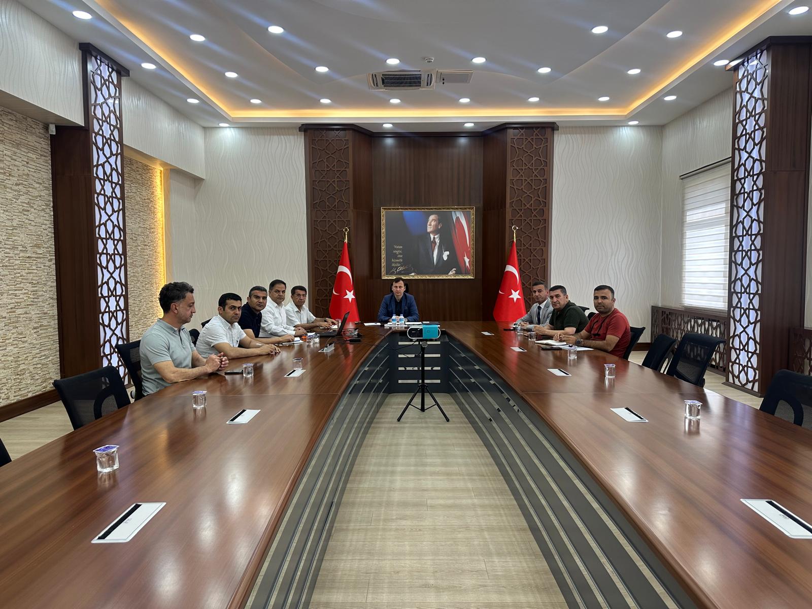 Kozluk’ta proje ofisi toplantısı gerçekleştirildi