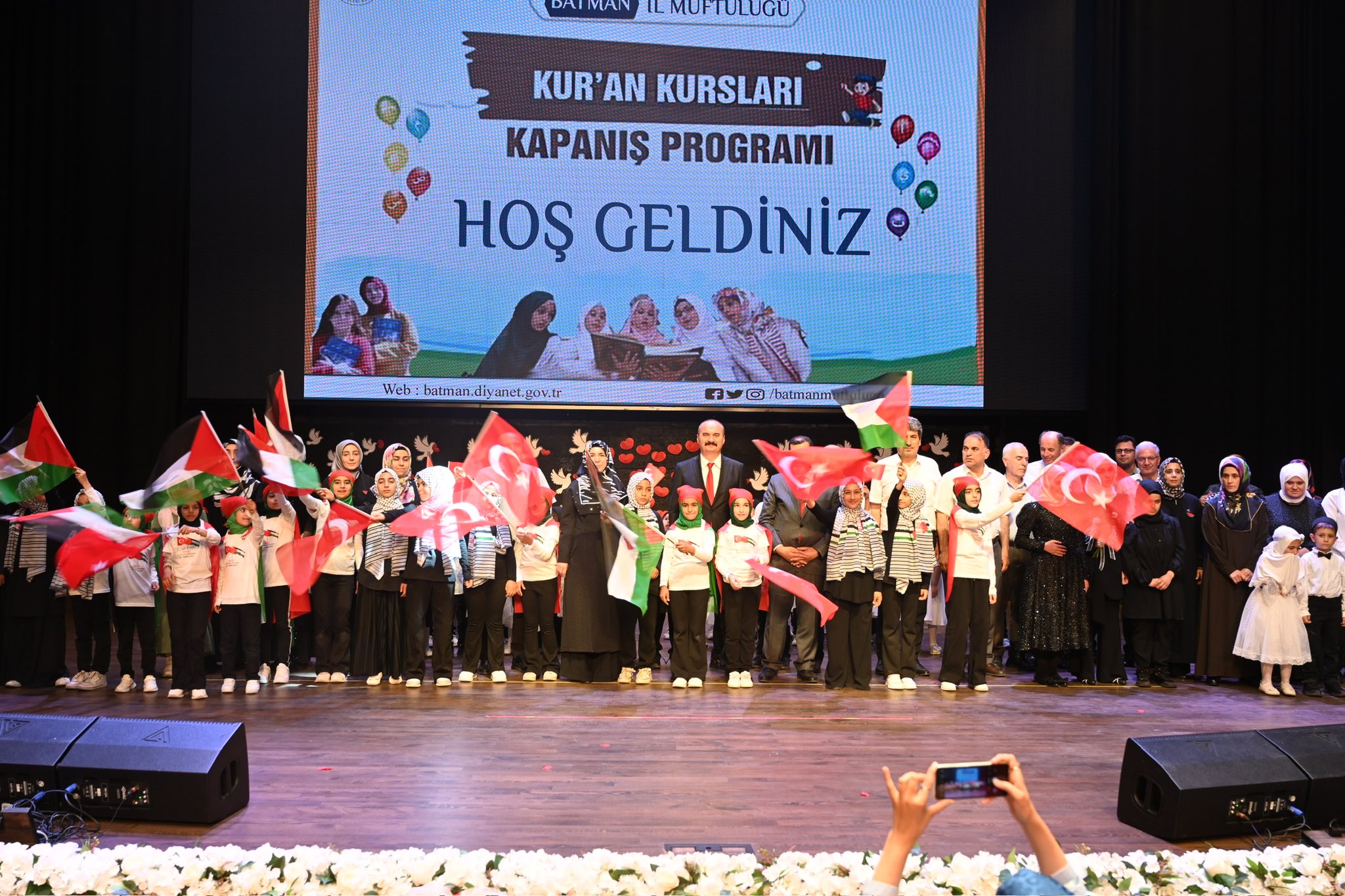 Kur’an kurslarında kapanış programı düzenlendi