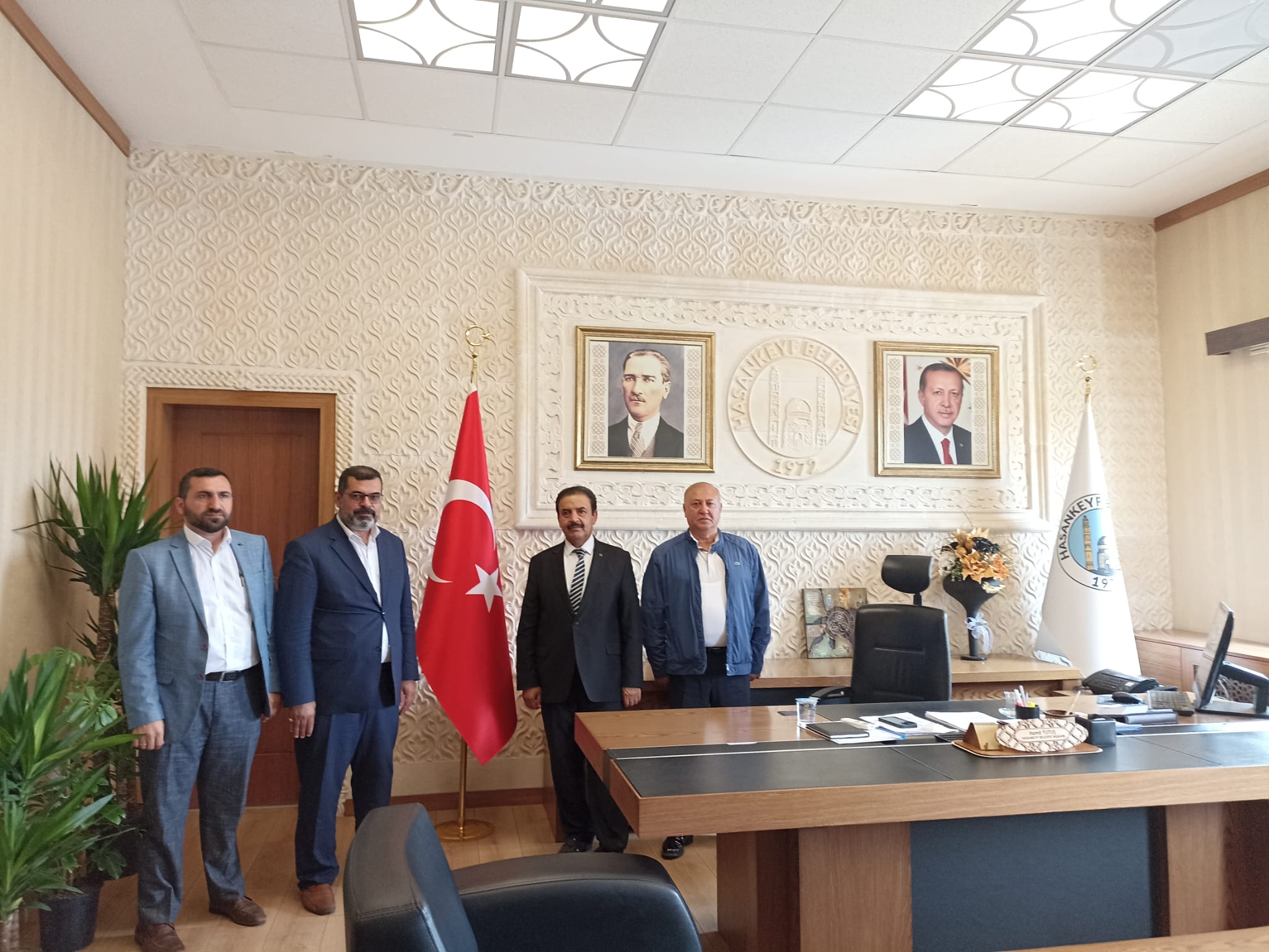 Müftü Durmuş’tan Başkan Tutuşa hayırlı olsun ziyaret