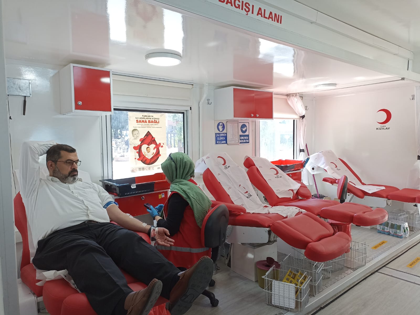 Müftü Durmuş kan bağışında bulundu