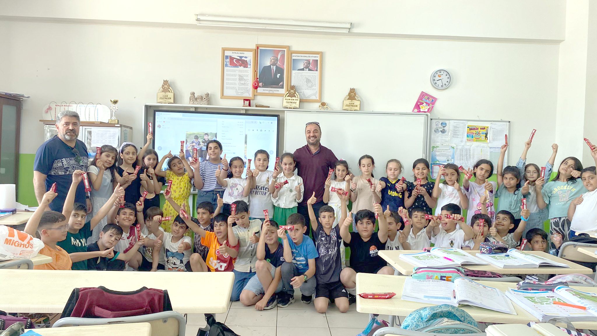 Öğrencilere Muhtarlık mesleğini anlattı