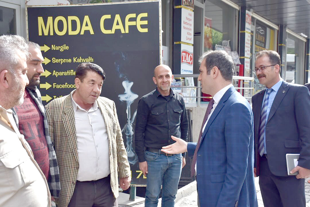 Mete’den esnaf ziyaretleri