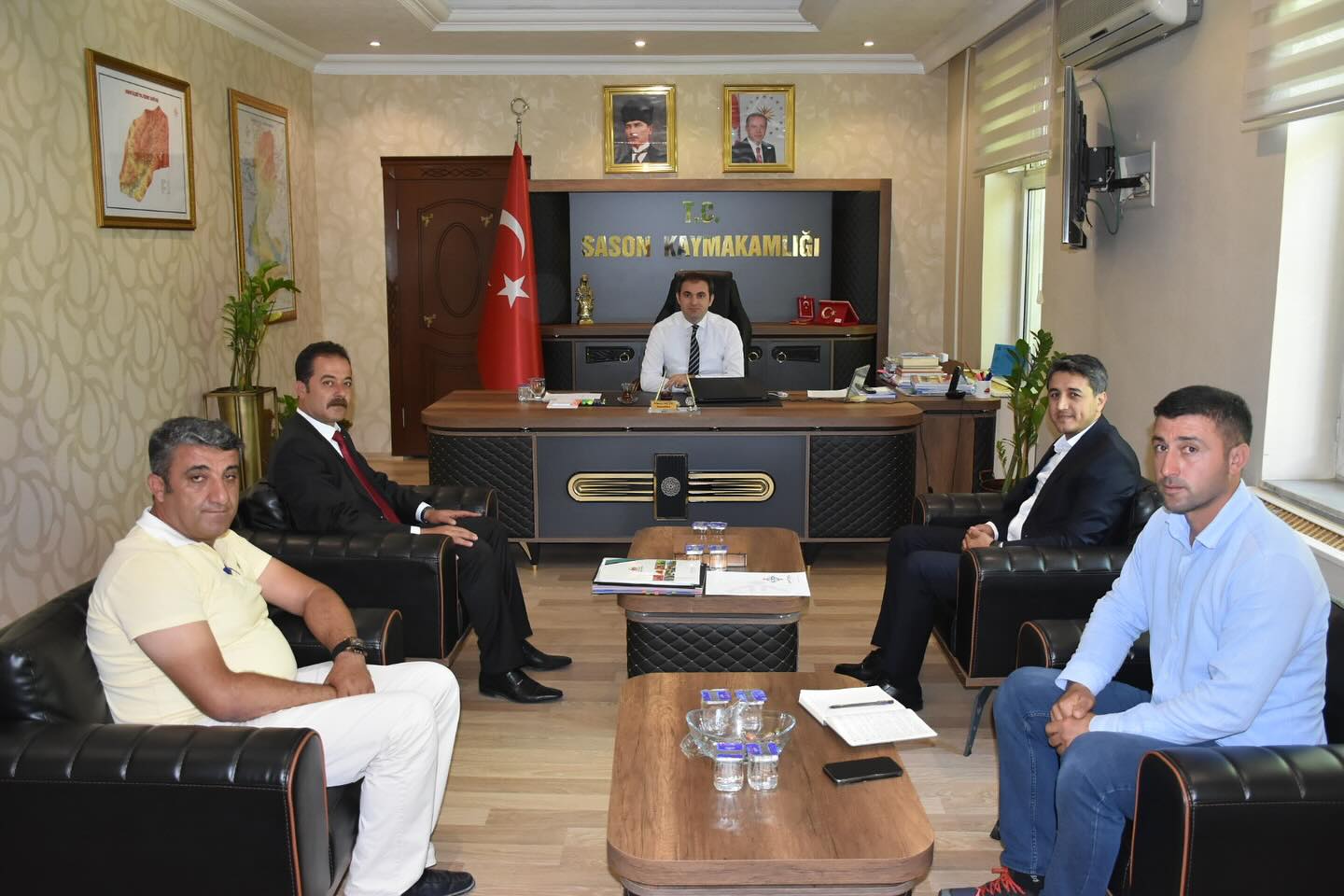 İl Özel İdaresi Makina İkmal Ve Bakım Müdürü Sayar’dan Kaymakam Mete’ye ziyaret