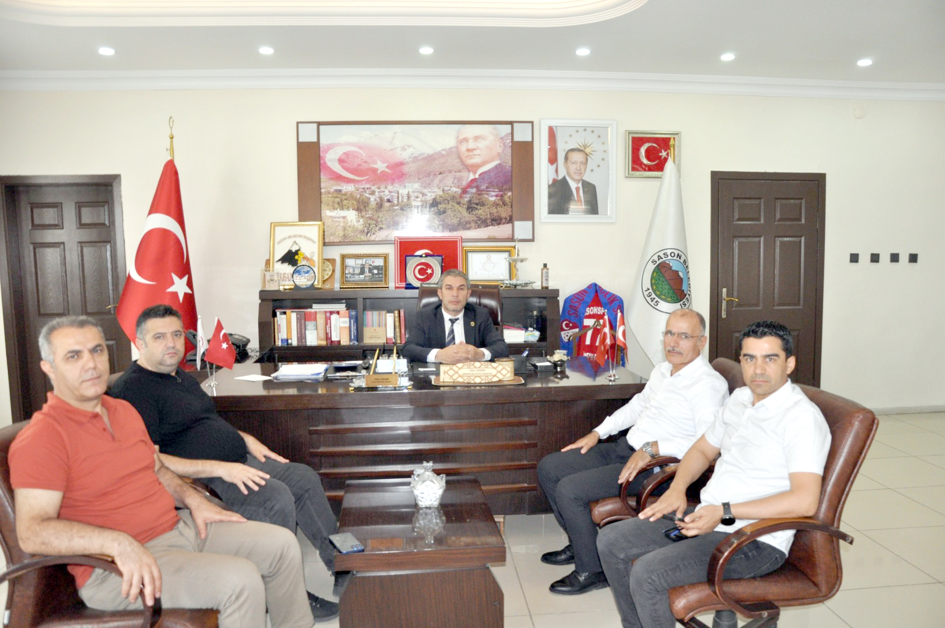 Sendika Başkanlarından Başkan Demir’e ziyaret