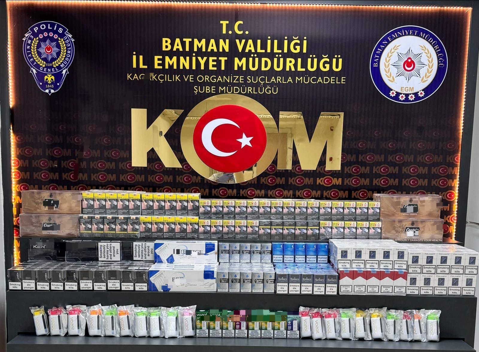 2575 Paket Kaçak Sigara Ele Geçirildi