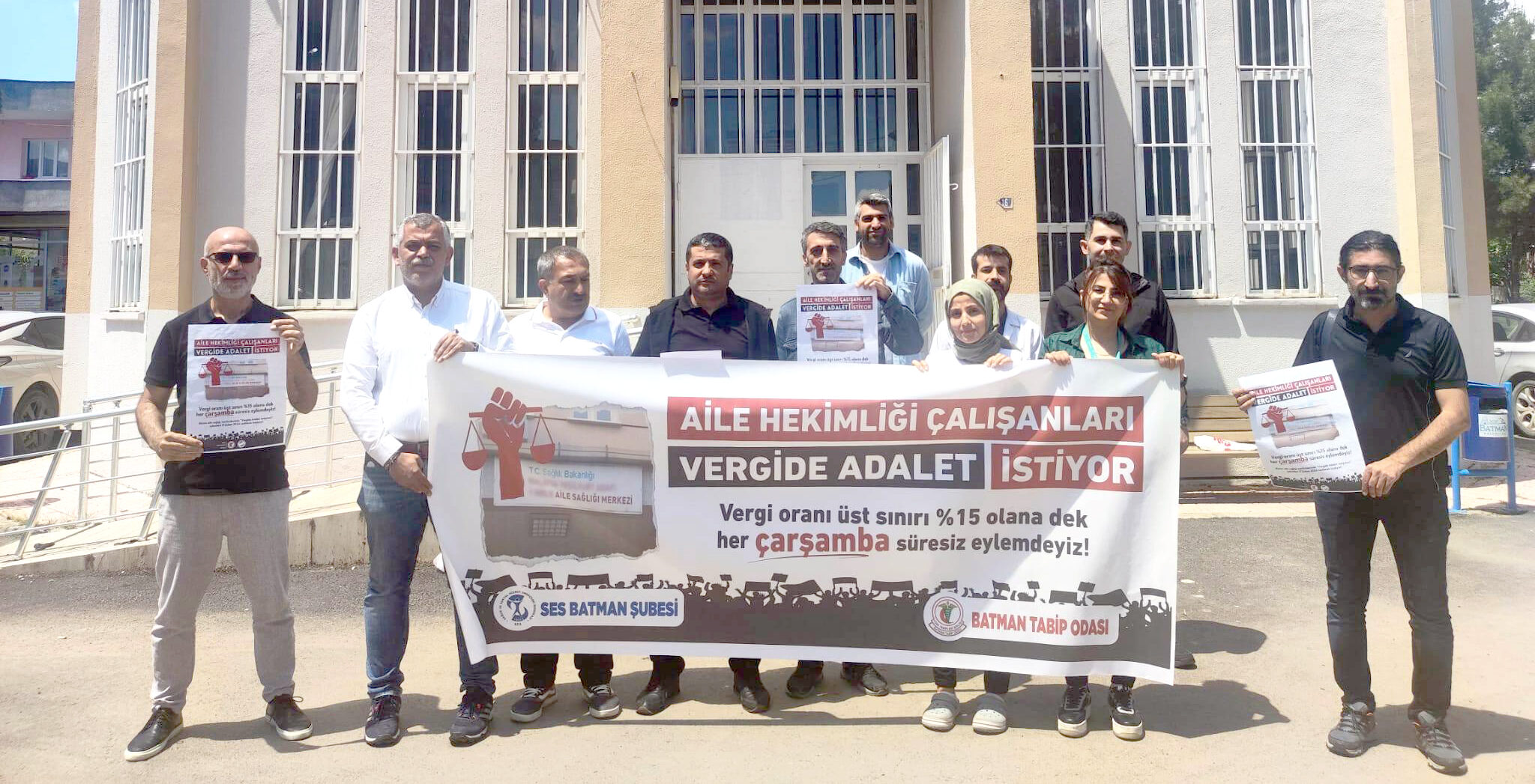 Sağlık çalışanları vergide adalet istiyor