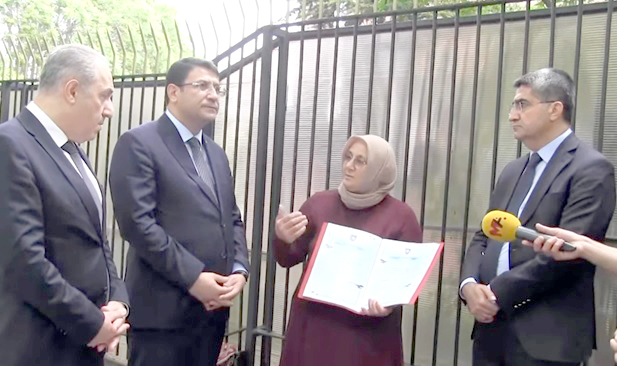 DEVA Partili Heyet,Kursiyer Teğmen Annesi Çakır’ı ziyaret etti