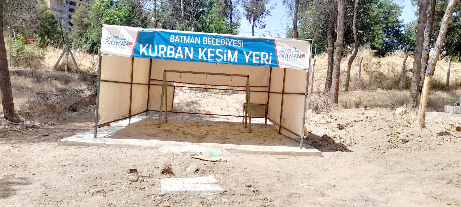 Kurban kesim yerleri bayrama Hazır