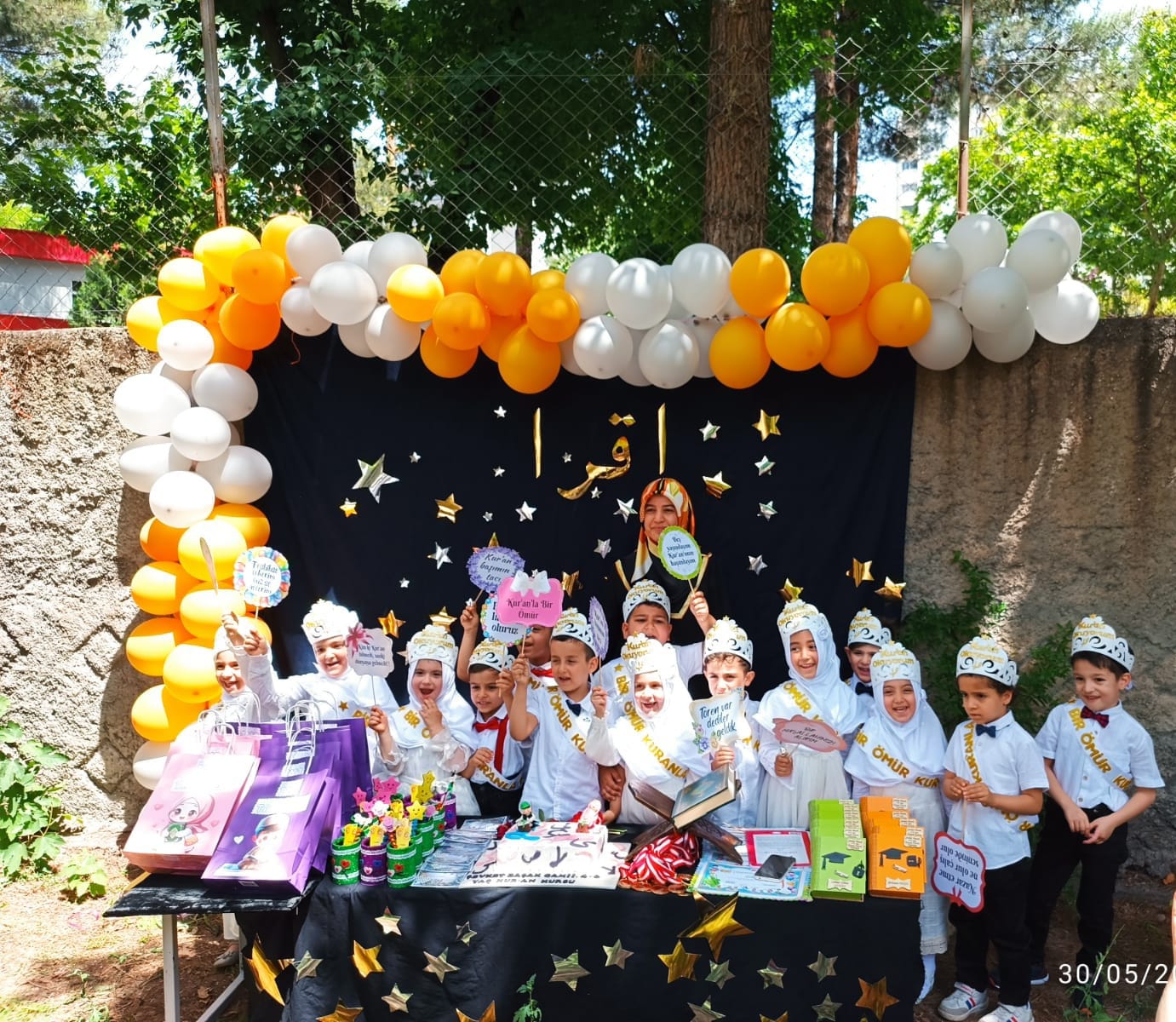 Kur’an töreni ve karne merasimi yapıldı