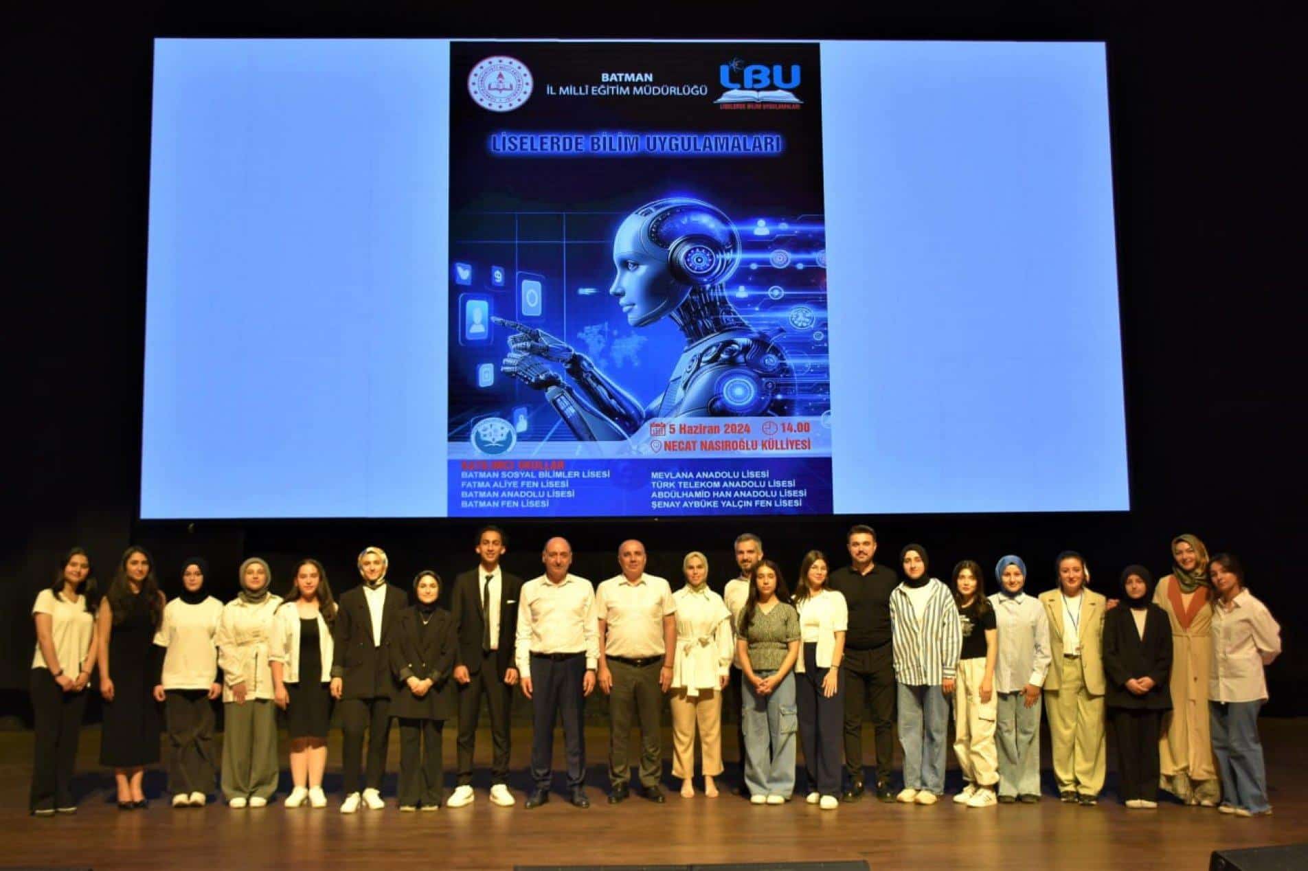 Liselerde bilim uygulamaları kapsamında sergi ve proje sunumu yapıldı