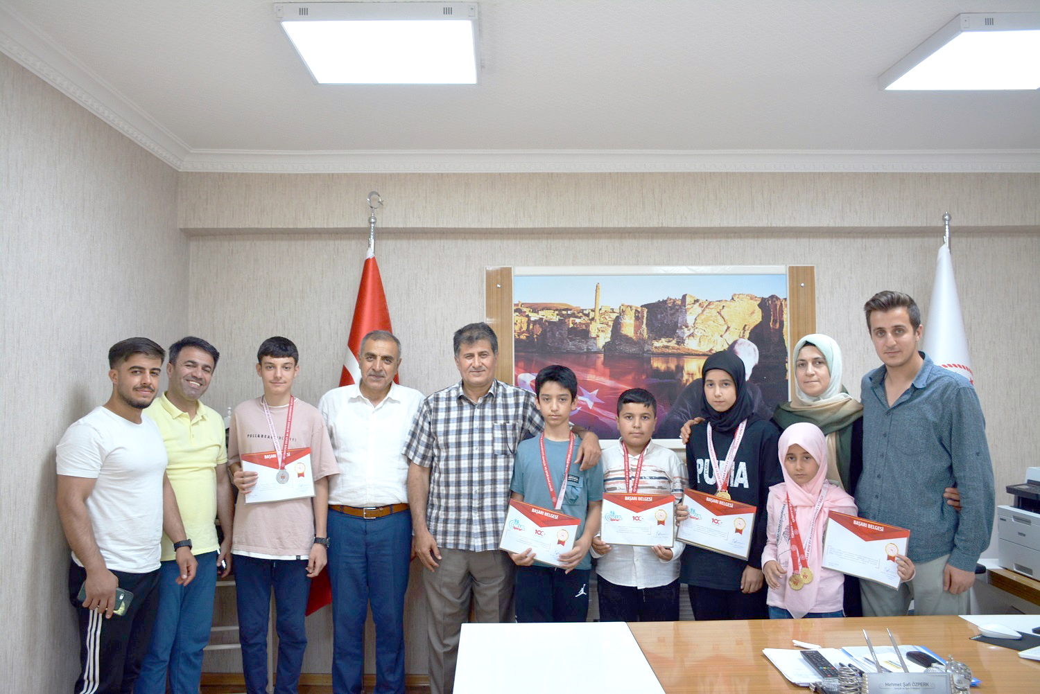 Şampiyon Wushu’culardan Özperk’e ziyaret