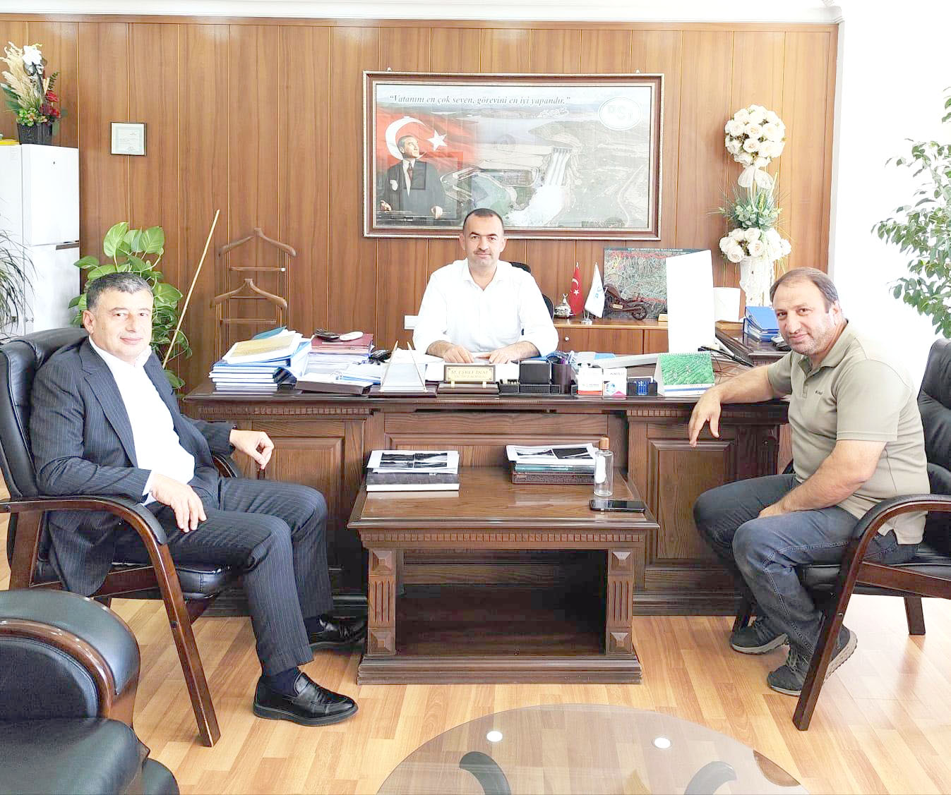 Başkan Ekmiş’ten DSİ Müdürü İnal’a ziyaret