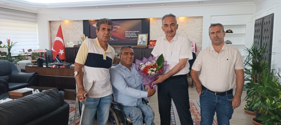 Ampute Spor Kulübü Müdür Kaba’yı ziyaret etti