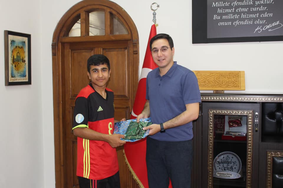 Atletizm Bölge Birincisini makamına kabul etti