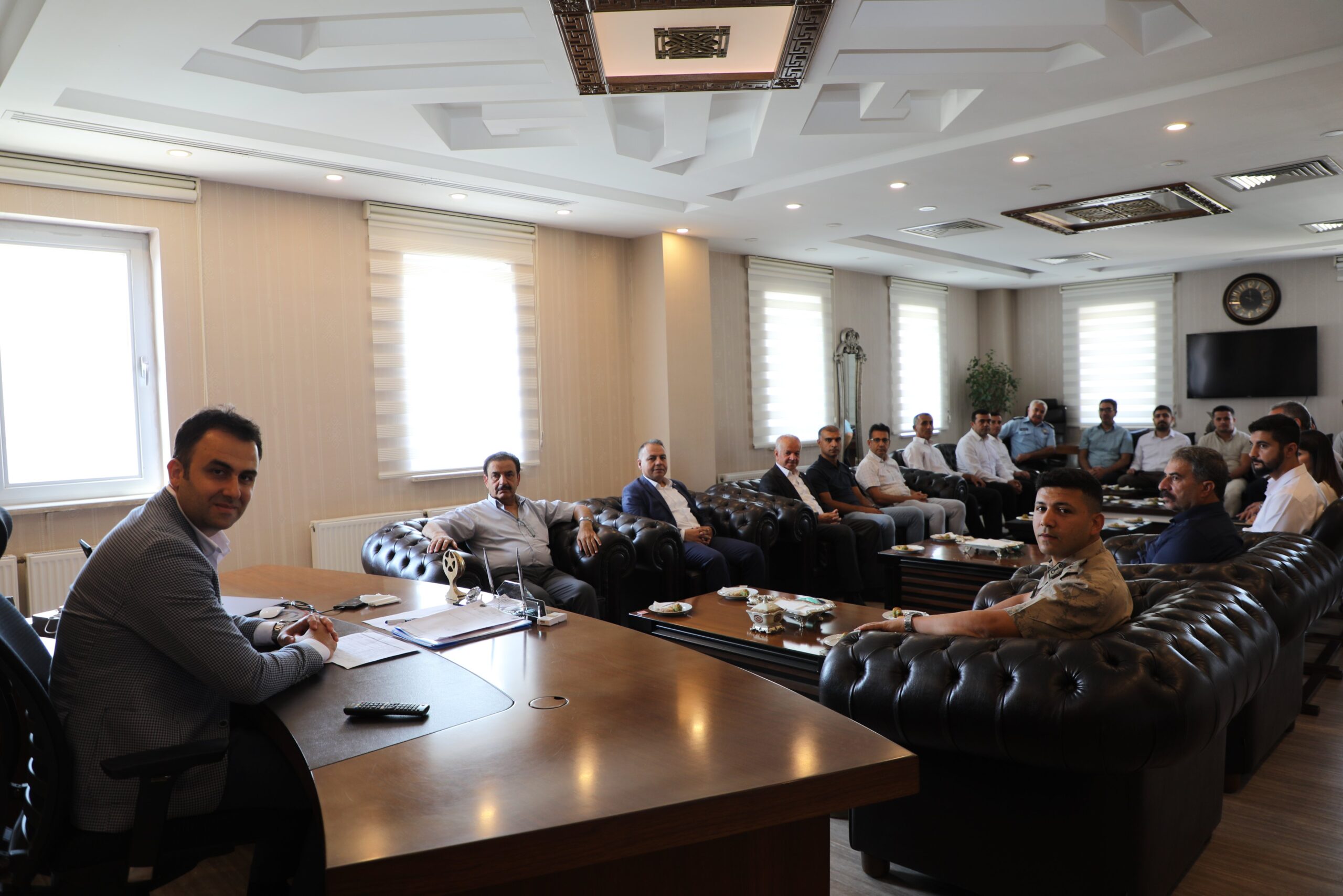 Kaymakamlık makamında bayramlaşma programı gerçekleştirildi