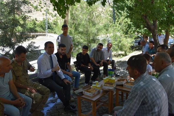 KAYMAKAM MURAT METE, KINALI KÖYÜ VATANDAŞLARI İLE BİRARAYA GELDİ