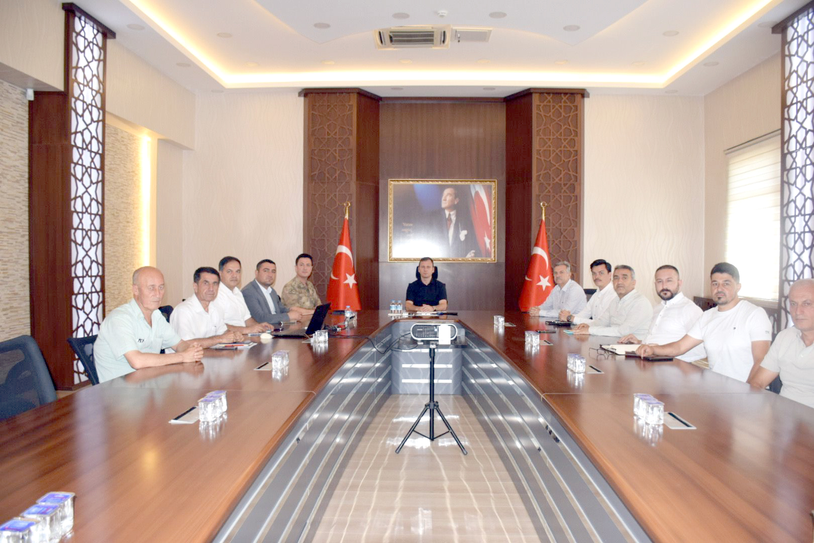 Anız yangınları ile mücadele toplantısı gerçekleştirildi