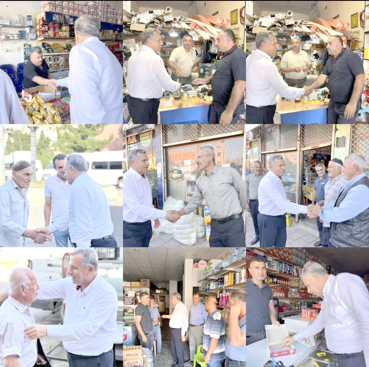 Başkan Işık Kozluk esnafıyla bir araya geldi