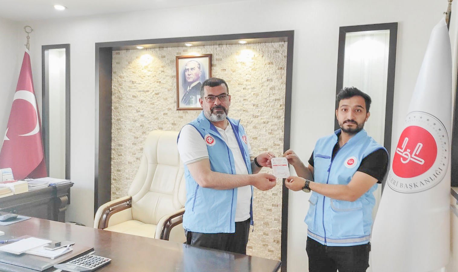 Müftü Durmuş, Kurbanını Türkiye Diyanet Vakfına bağışladı