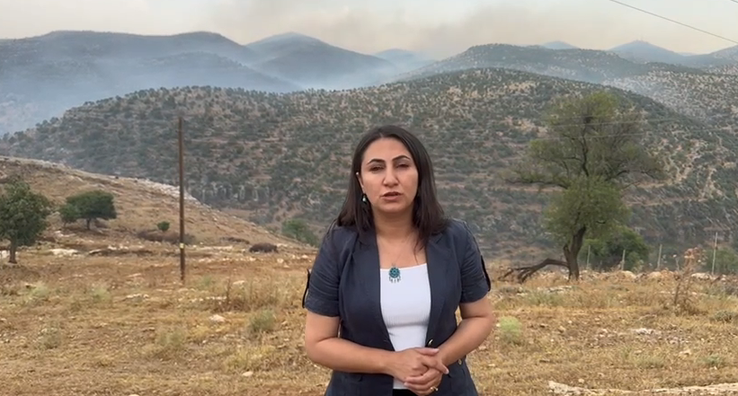 Gerçüş’te operasyon sonrası çıkan yangın büyüyor