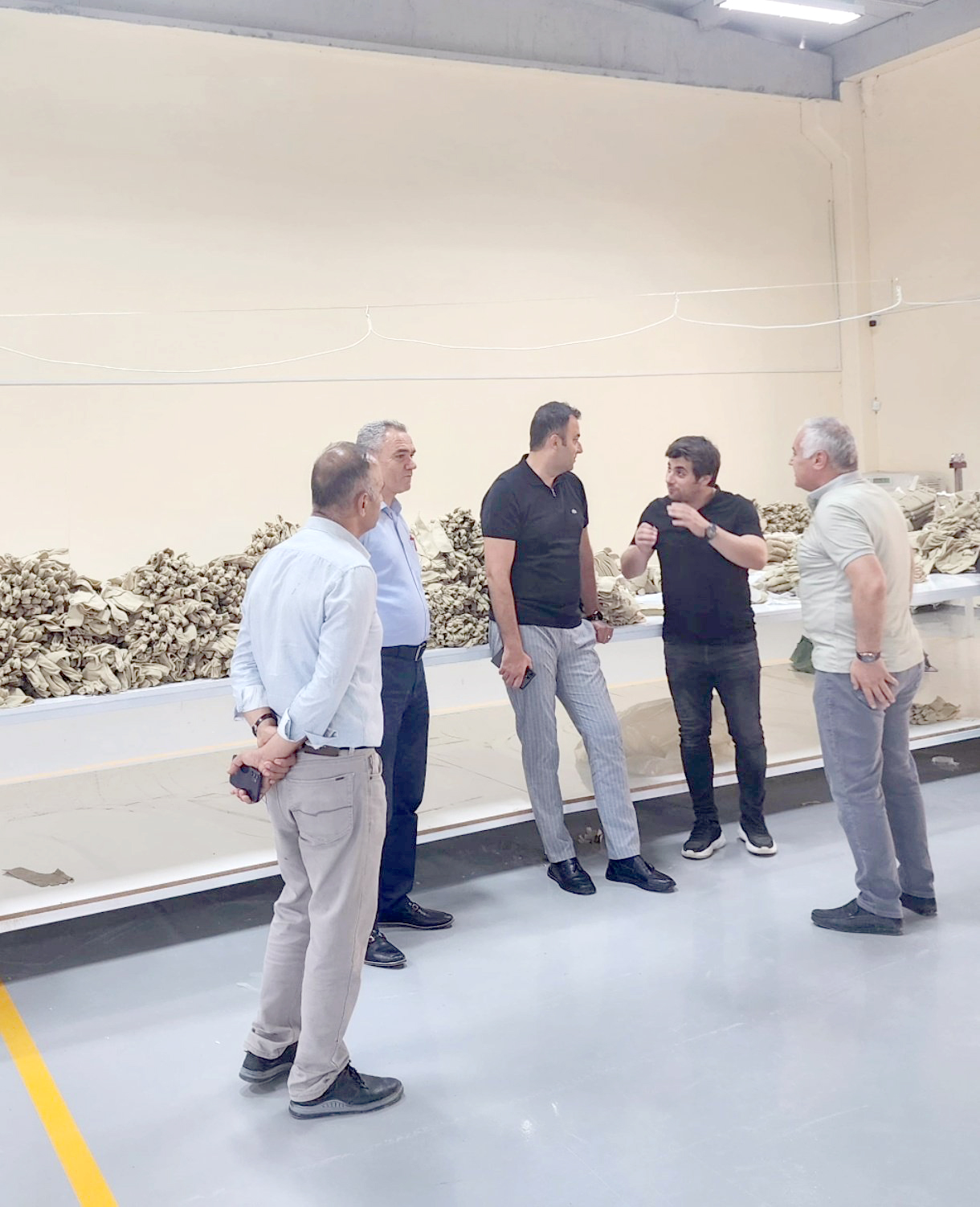 Ramany Tekstil Fabrikasını ziyaret etti