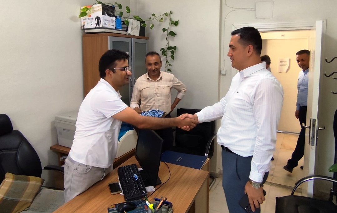 Müdür Canpolat kurum personeli ile bayramlaştı