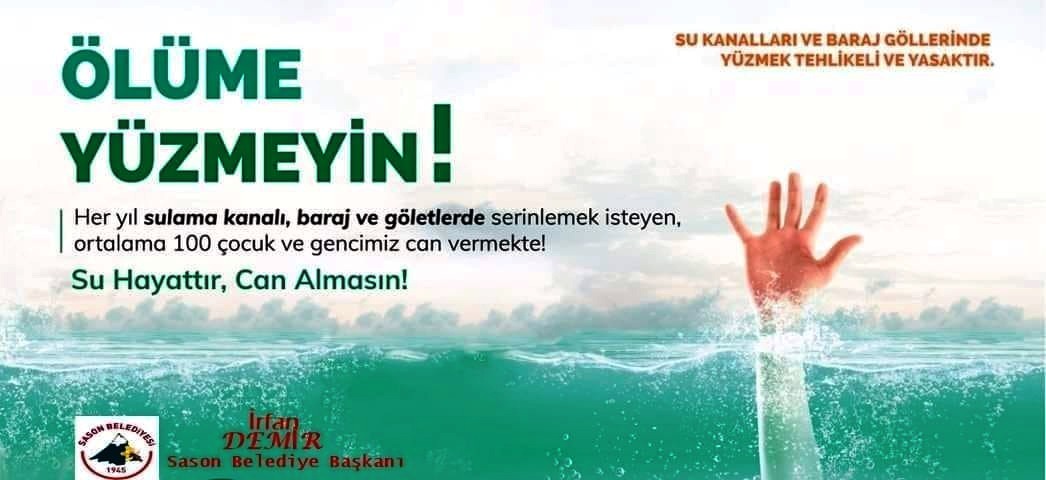 Boğulma vakalarına karşı uyardı