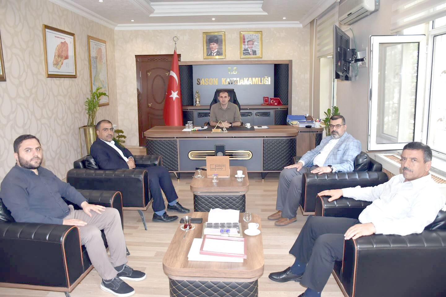 Müftü Durmuş Kaymakam Mete’yi ziyaret etti