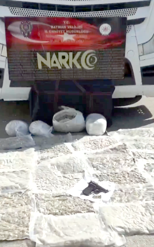 19 kg shunk ele geçirildi