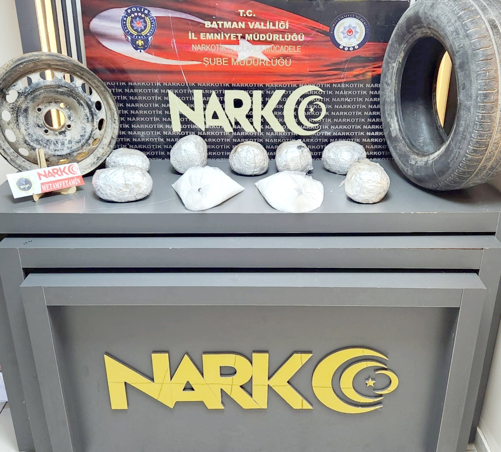 9 Kilo 560 Gram Metamfetamin ele geçirildi