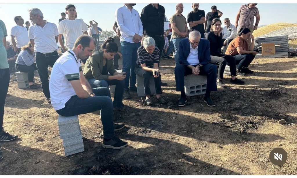 Eş Başkan Sönük yangın bölgesindeydi